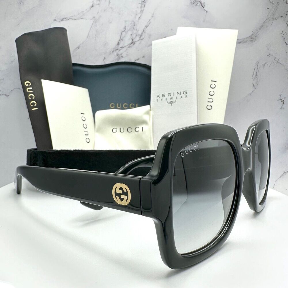 Gucci Black Square Sunglasses